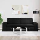 Sofa Sort 222 x 80 x 82 cm Stof