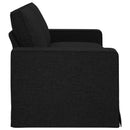 Sofa Sort 222 x 80 x 82 cm Stof