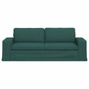 Sofa Mørkegrøn 222 x 80 x 82 cm Stof