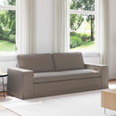 Sofa Gråbrun 222 x 80 x 82 cm Stof