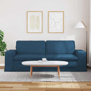 Sofa Blå 222 x 80 x 82 cm Stof