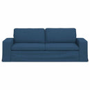 Sofa Blå 222 x 80 x 82 cm Stof