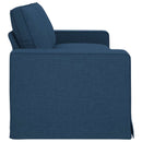 Sofa Blå 222 x 80 x 82 cm Stof