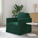 Sofa Mørkegrøn 78 x 78 x 80 cm Fløjl