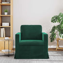 Sofa Mørkegrøn 78 x 78 x 80 cm Fløjl