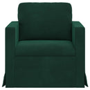 Sofa Mørkegrøn 78 x 78 x 80 cm Fløjl