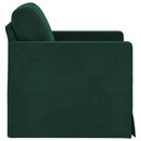 Sofa Mørkegrøn 78 x 78 x 80 cm Fløjl