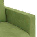 Sofa Lys grøn 78 x 78 x 80 cm Fløjl
