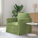Sofa Lys grøn 78 x 78 x 80 cm Fløjl