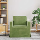 Sofa Lys grøn 78 x 78 x 80 cm Fløjl