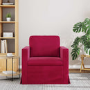 Sofa Vinrød 78 x 78 x 80 cm Fløjl