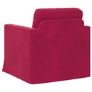 Sofa Vinrød 78 x 78 x 80 cm Fløjl