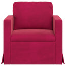 Sofa Vinrød 78 x 78 x 80 cm Fløjl