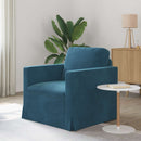 Sofa Blå 78 x 78 x 80 cm Fløjl