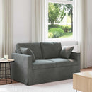 Sofa Mørkegrå 138 x 78 x 80 cm Fløjl