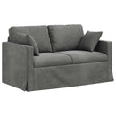 Sofa Mørkegrå 138 x 78 x 80 cm Fløjl