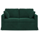 Sofa Mørkegrøn 138 x 78 x 80 cm Fløjl