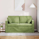 Sofa Lys grøn 138 x 78 x 80 cm Fløjl
