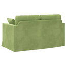 Sofa Lys grøn 138 x 78 x 80 cm Fløjl