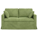 Sofa Lys grøn 138 x 78 x 80 cm Fløjl