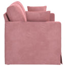 Sofa Lyserød 138 x 78 x 80 cm Fløjl