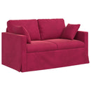 Sofa Vinrød 138 x 78 x 80 cm Fløjl