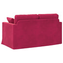 Sofa Vinrød 138 x 78 x 80 cm Fløjl