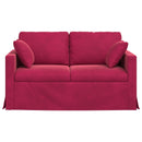 Sofa Vinrød 138 x 78 x 80 cm Fløjl