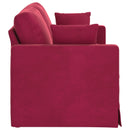 Sofa Vinrød 138 x 78 x 80 cm Fløjl