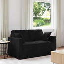 Sofa Sort 138 x 78 x 80 cm Fløjl