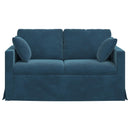 Sofa Blå 138 x 78 x 80 cm Fløjl