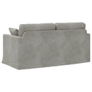 Sofa Lysegrå 158 x 78 x 80 cm Fløjl