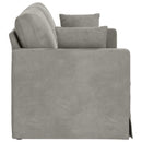 Sofa Lysegrå 158 x 78 x 80 cm Fløjl