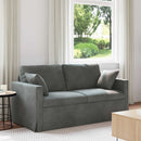 Sofa Mørkegrå 158 x 78 x 80 cm Fløjl