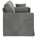 Sofa Mørkegrå 158 x 78 x 80 cm Fløjl