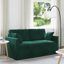 Sofa Mørkegrøn 158 x 78 x 80 cm Fløjl
