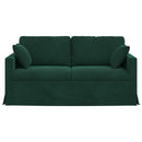 Sofa Mørkegrøn 158 x 78 x 80 cm Fløjl