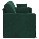 Sofa Mørkegrøn 158 x 78 x 80 cm Fløjl
