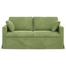Sofa Lys grøn 158 x 78 x 80 cm Fløjl