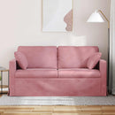 Sofa Lyserød 158 x 78 x 80 cm Fløjl