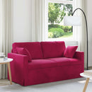 Sofa Vinrød 158 x 78 x 80 cm Fløjl