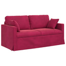 Sofa Vinrød 158 x 78 x 80 cm Fløjl