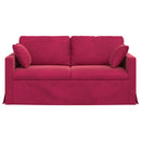 Sofa Vinrød 158 x 78 x 80 cm Fløjl