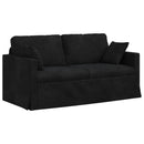 Sofa Sort 158 x 78 x 80 cm Fløjl