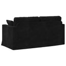 Sofa Sort 158 x 78 x 80 cm Fløjl