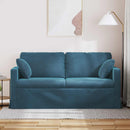 Sofa Blå 158 x 78 x 80 cm Fløjl