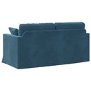 Sofa Blå 158 x 78 x 80 cm Fløjl