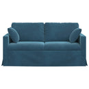 Sofa Blå 158 x 78 x 80 cm Fløjl