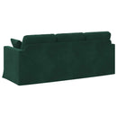 Sofa Mørkegrøn 198 x 78 x 80 cm Fløjl