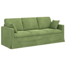 Sofa Lys grøn 198 x 78 x 80 cm Fløjl